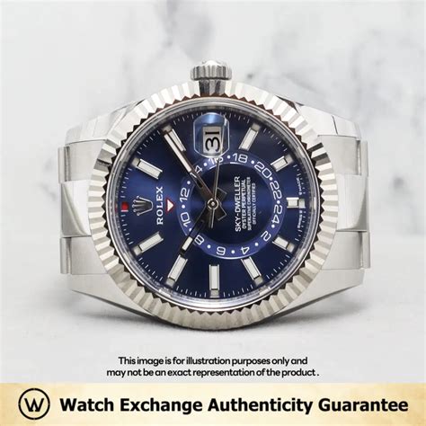 rolex 336934 blue|Rolex sky dweller retail price.